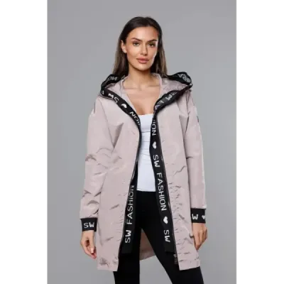 Dámská přechodná bunda MODA8145 kakaová