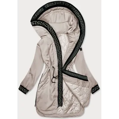 Dámská jarní bunda MODA8139 béžová