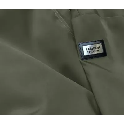 Dámská jarní bunda MODA8139 khaki