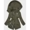 Dámská jarní bunda MODA8119 khaki