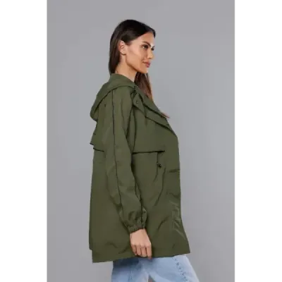 Dámská jarní bunda MODA8119 khaki
