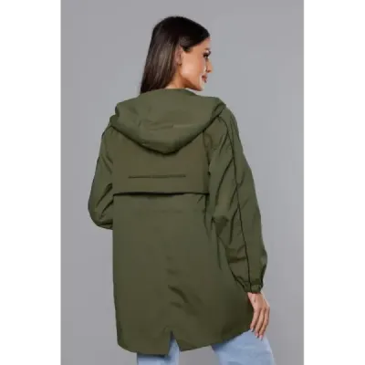 Dámská jarní bunda MODA8119 khaki