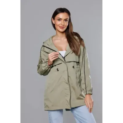 Dámská jarní bunda MODA8119 olivová