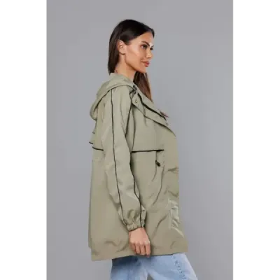 Dámská jarní bunda MODA8119 olivová