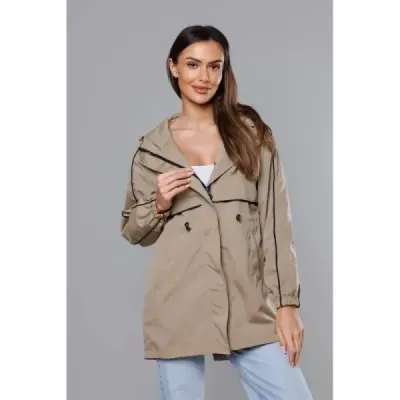 Dámská jarní bunda MODA8119 béžová