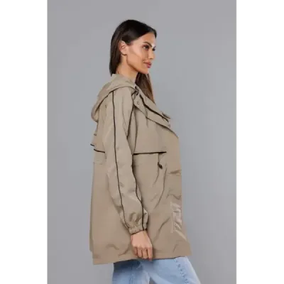 Dámská jarní bunda MODA8119 béžová