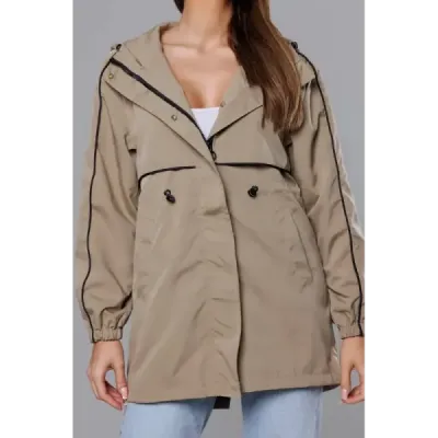 Dámská jarní bunda MODA8119 béžová