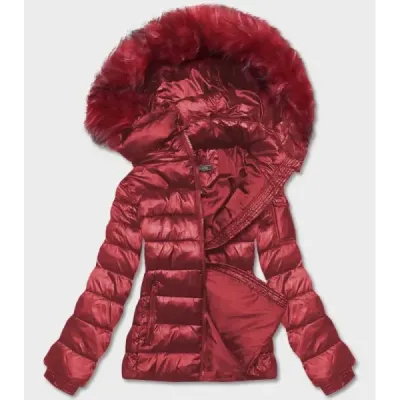 Dámská zimní bunda MODA0129 červená