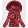 Dámská zimní bunda MODA0129 červená
