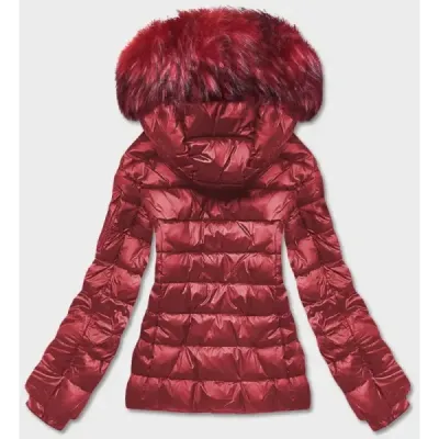 Dámská zimní bunda MODA0129 červená