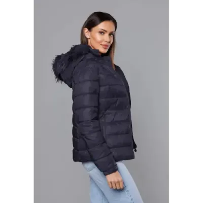 Dámská zimní bunda MODA0129 tmavě modrá