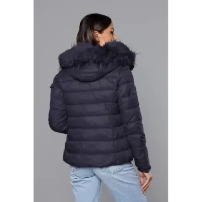 Dámská zimní bunda MODA0129 tmavě modrá