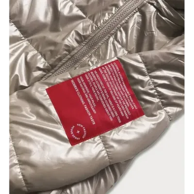Dámská podzimní bunda MODA8030 béžová