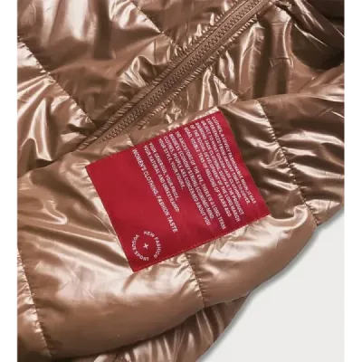 Dámská podzimní bunda MODA8030 karamelová
