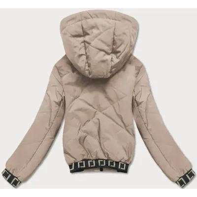 Dámská podzimní bunda MODA8098 béžová