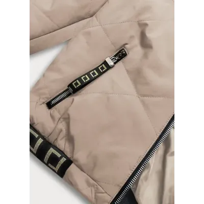 Dámská podzimní bunda MODA8098 béžová