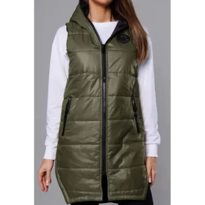 Dámská vesta MODA0122 khaki