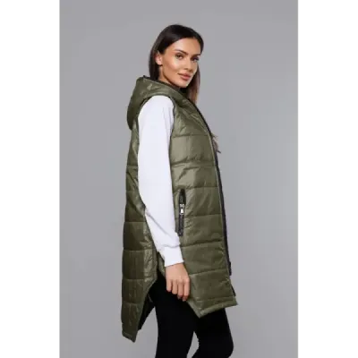 Dámská vesta MODA0122 khaki