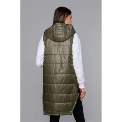 Dámská vesta MODA0122 khaki