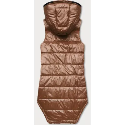 Dámská vesta MODA0122 karamelová