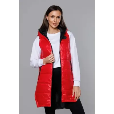 Dámská vesta MODA0122 červená