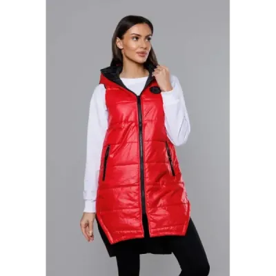 Dámská vesta MODA0122 červená