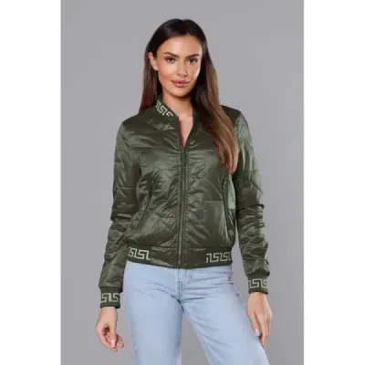 Dámská bombera MODA8123 khaki
