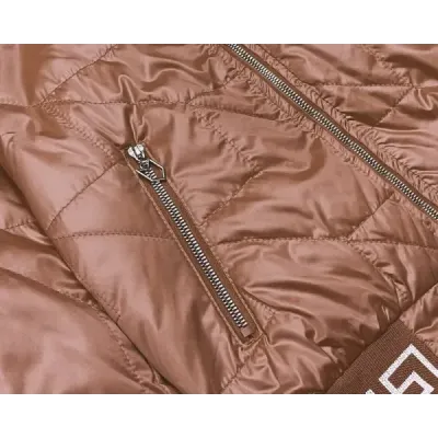 Dámská bombera MODA8123 karamelová