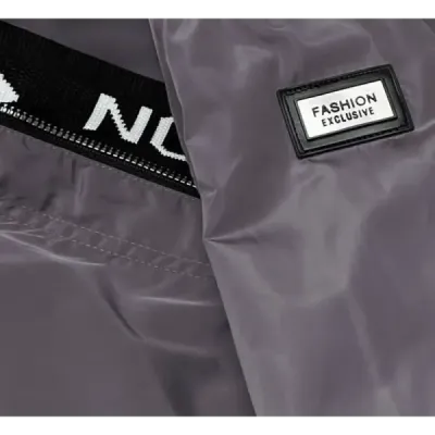 Dámská přechodná bunda MODA8145 tmavě šedá