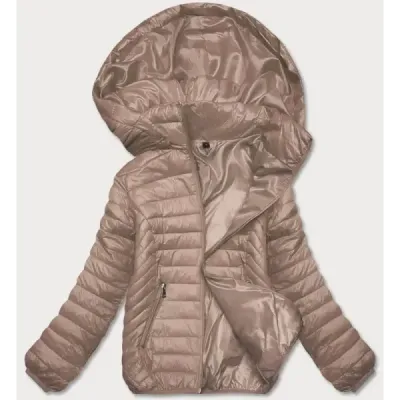 Dámská prošívaná jarní bunda MODA0124 béžová