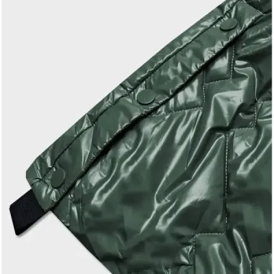 Dámská vesta s kapucí MODA6028 tmavě zelená