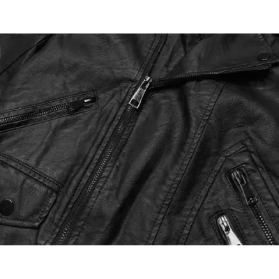Dámská koženková bunda MODA0025 černá