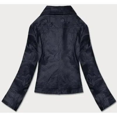 Dámská koženková bunda MODA0025 tmavě modrá Dámská koženková bunda MODA0025 tmavě modrá