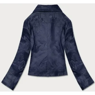 Dámská koženková bunda MODA0025 modrá