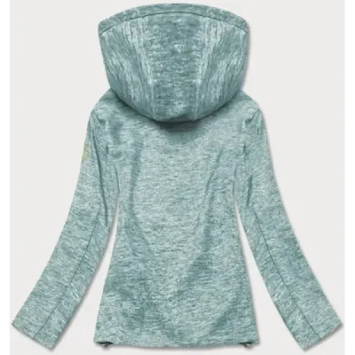 Dámská sportovní softshell bunda MODA1605 šedo-limetková