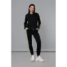 Dámská tepláková souprava MODA0057 černo-limetková
