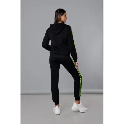 Dámská tepláková souprava MODA0057 černo-limetková