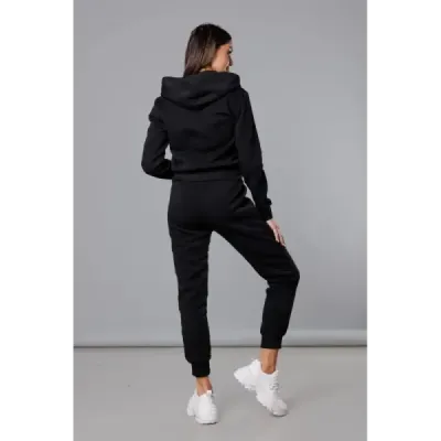 Dámská tepláková souprava MODA0052 černo-bílá