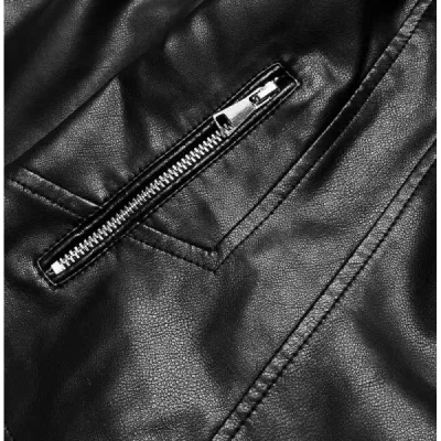 Dámská koženková bunda MODA8035 černá