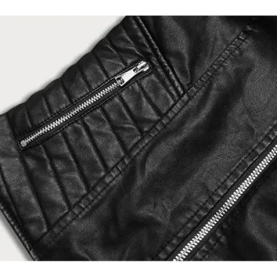 Dámská koženková bunda MODA8029 černá