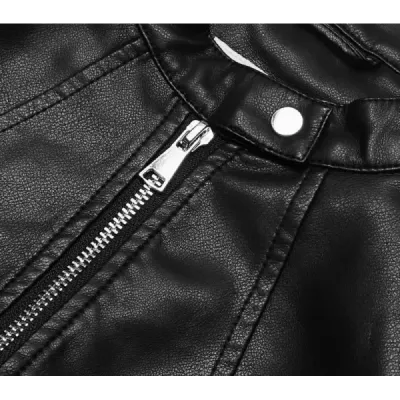 Dámská koženková bunda MODA8038 černá