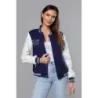 Dámská baseballová bunda MODA9067 tmavě modrá