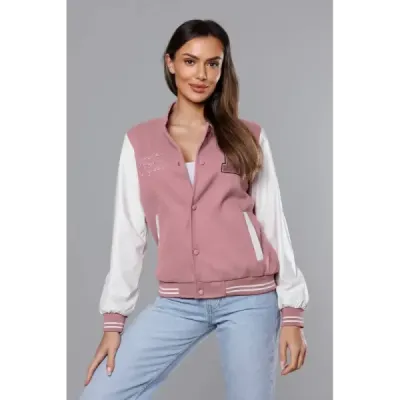 Dámská baseballová bunda MODA9067 růžová