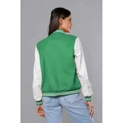 Dámská baseballová bunda MODA9067 zelená