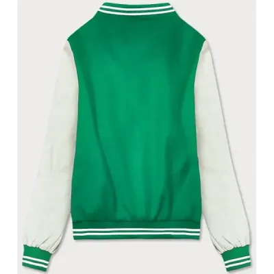 Dámská baseballová bunda MODA9067 zelená