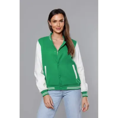 Dámská baseballová bunda MODA9069 zelená