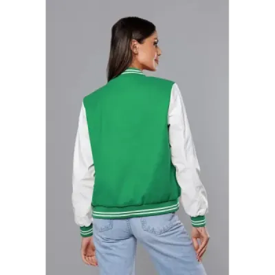 Dámská baseballová bunda MODA9069 zelená