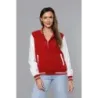 Dámská baseballová bunda MODA9069 tmavě červená