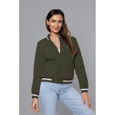 Dámská bunda typu bomberu MODA9070 army