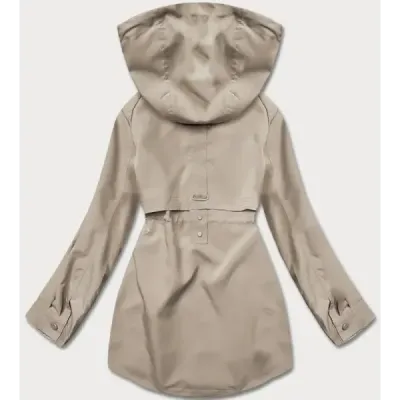 Tenká dámská přechodná bunda MODA8128big béžová